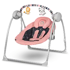 Дитяче крісло-гойдалка Lionelo RUBEN PINK BABY