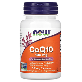 CoQ10 100 мг Now Foods 30 капсул