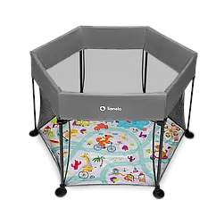 Манеж Lionelo ROEL GREY MULTICOLOR