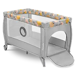 Манеж Lionelo STEFI PLUS PINK YELLOW