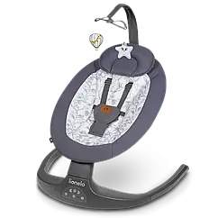 Шезлонг-гойдалка Lionelo RALF GREY WHITE