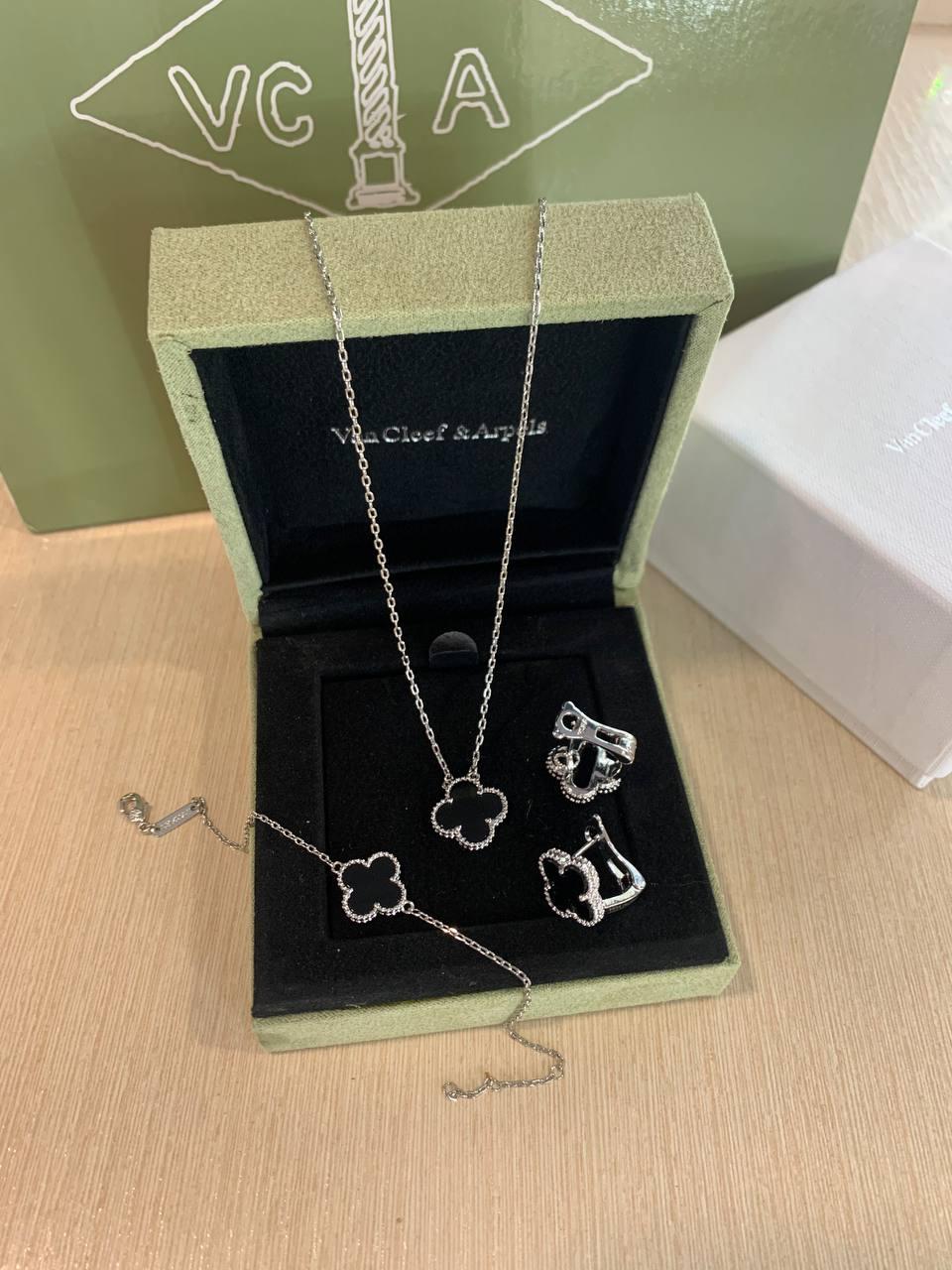 Ван Кліф сережки / Van Cleef сережки конюшина