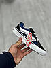 Кеди платформа Vans Old Skool KNU Black Blue Чорні з синім Кросівки Ванс Олд Скул замша текстиль платформа демісезон унісекс, фото 3