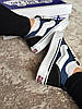 Кеди платформа Vans Old Skool KNU Black Blue Чорні з синім Кросівки Ванс Олд Скул замша текстиль платформа демісезон унісекс, фото 10