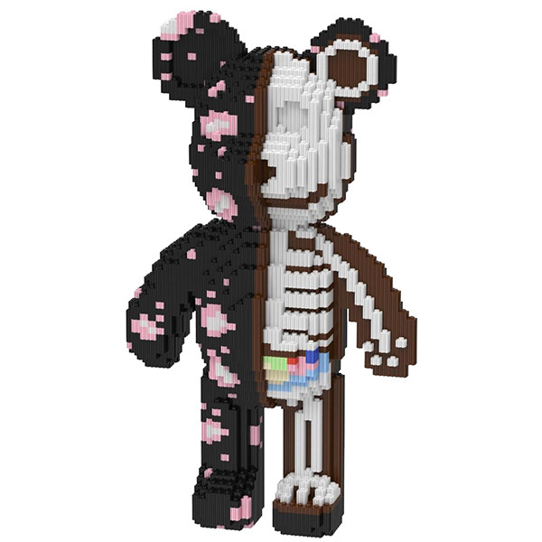 Конструктор Magic Blocks Ведмедик Bearbrick, 3D конструктор 40 см