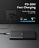 Повербанк Vrurc T3016 30000 мАг, 20 Вт. Швидка зарядка PD 18 Вт QC 3.0 USB з 4 виходами, фото 5