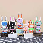 Конструктор Magic Blocks Кролик Зайчик Bearbrick, 3D конструктор 40 см, фото 6