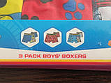 Труси боксери для хлопця Щенячий патруль Paw Patrol компект з 3 штук різні кольори розміри від 98 до 116, фото 6
