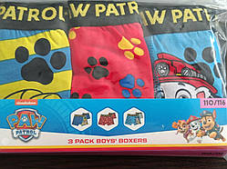 Труси боксери для хлопця Щенячий патруль Paw Patrol комплект з 3 штук різні кольори розміри від 98 до 116