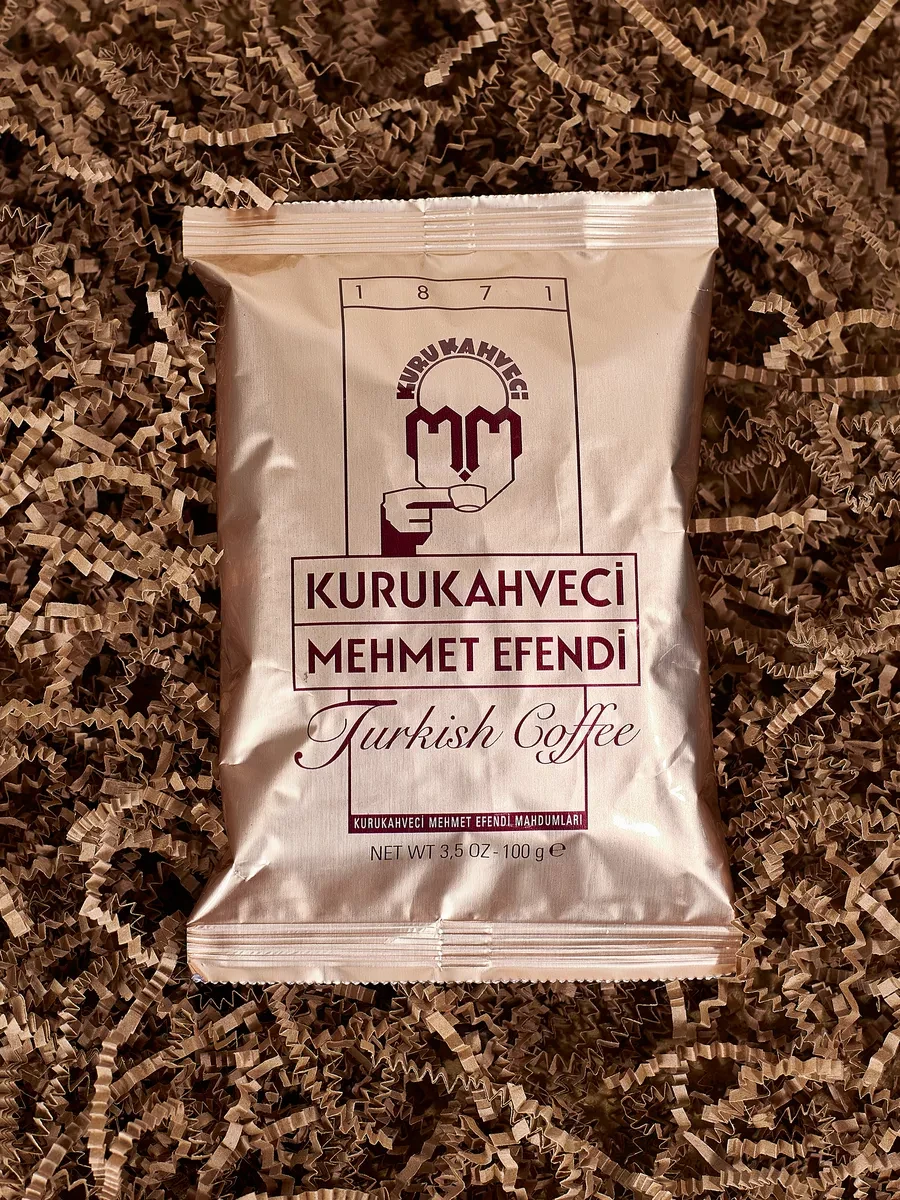 Турецька кава мелена Kurukahveci Mehmet Efendi 100 г Оригінал, кава для турки