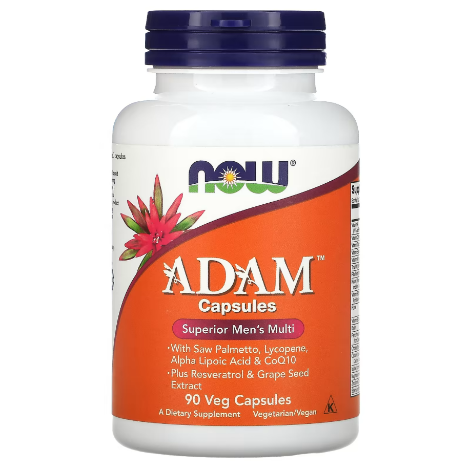 Вітаміни ADAM Superior Men's Multi Now Foods 90 капсул