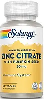 Цинк цитрат Solaray Zinc Citrate 50mg 60 vcaps