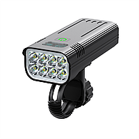 Велосипедний ліхтар NATFIRE KX8D | 10000 mAh | IPX5 | 8 LED з дисплеєм