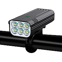 Велосипедний ліхтар NATFIRE NKX6 | 10000 mAh | IPX5 | 6 LED