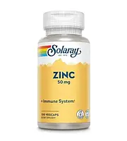 Цинк цитрат Solaray Zinc 50mg - 100 vcaps
