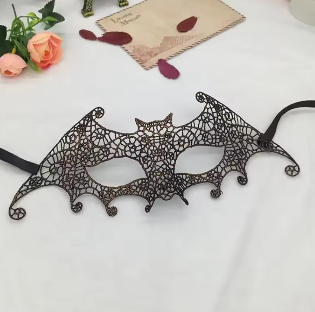 Маска для карнавалу Кажан one size коричневий, фото 1