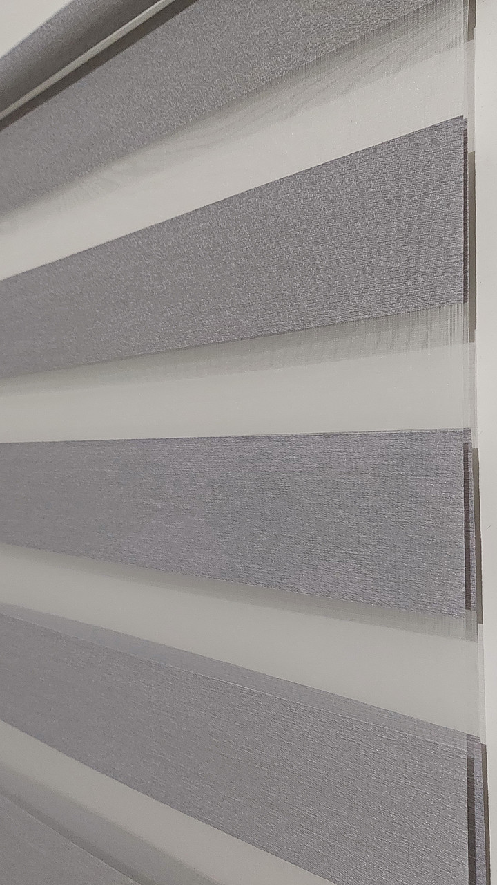 Рулонна штора День-ніч ВН DN-7004 Сірий, фото 1