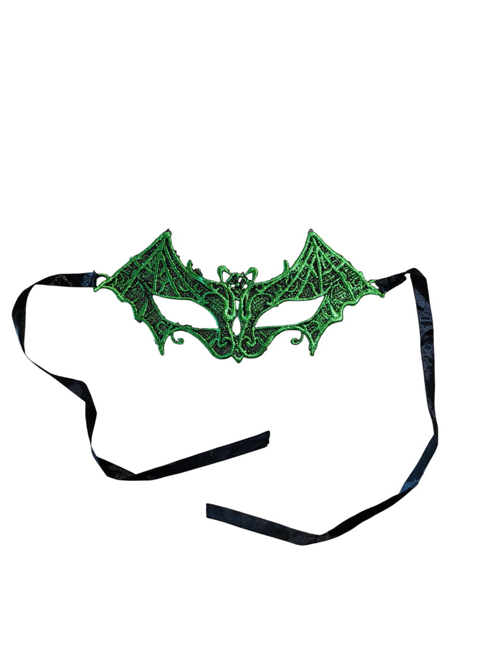 Маска карнавальна Кажан one size зелений, фото 1