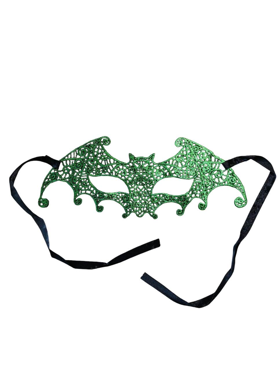 Маска для карнавалу Кажан one size зелений, фото 1