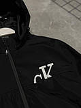Чоловіча куртка вітровка CALVIN KLEIN M2321 чорна, фото 3