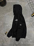 Чоловіча куртка вітровка CALVIN KLEIN M2321 чорна, фото 7