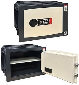 Сейф вбудований Griffon WL.3228.E | Надійний стінний сейф з електронним кодовим замком для дому та офісу