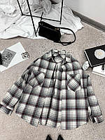 Женская рубашка с фланели в клетку (890) vRTX