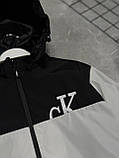 Чоловіча куртка вітровка CALVIN KLEIN M2320 сіра, фото 3