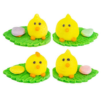 Декор Набір "Курчата на листочку"