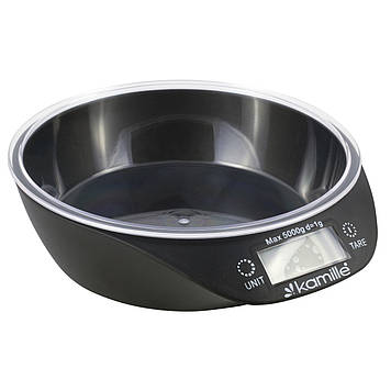 Ваги кухонні електронні Kamille KM-7110 зі знімною чашею до 5 кг