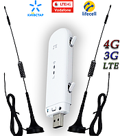 Мобільний модем 4G WiFi Роутер ZTE MF79u + 2 антени 4G на 7db магніт (укр + ручка меню)