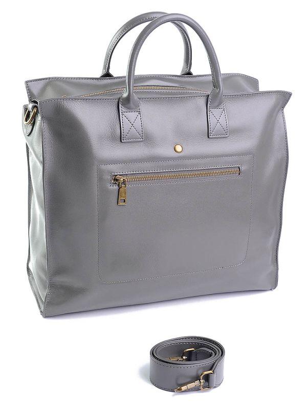 Жіноча шкіряна сумка 5001HK Grey.Купити жіночі сумки гуртом і в роздріб із натуральної шкіри в Україні