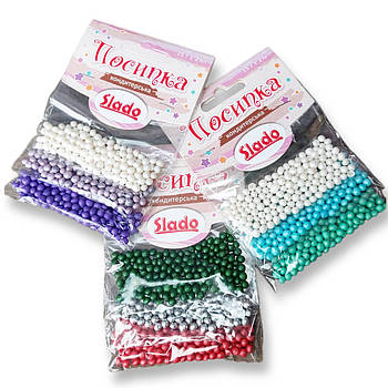 Посипка в стиках  кульки мікс 15 г (3 стики)