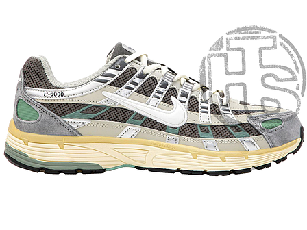 Чоловічі кросівки Найк Nike P-6000 Grey Green FN7509-029, фото 1