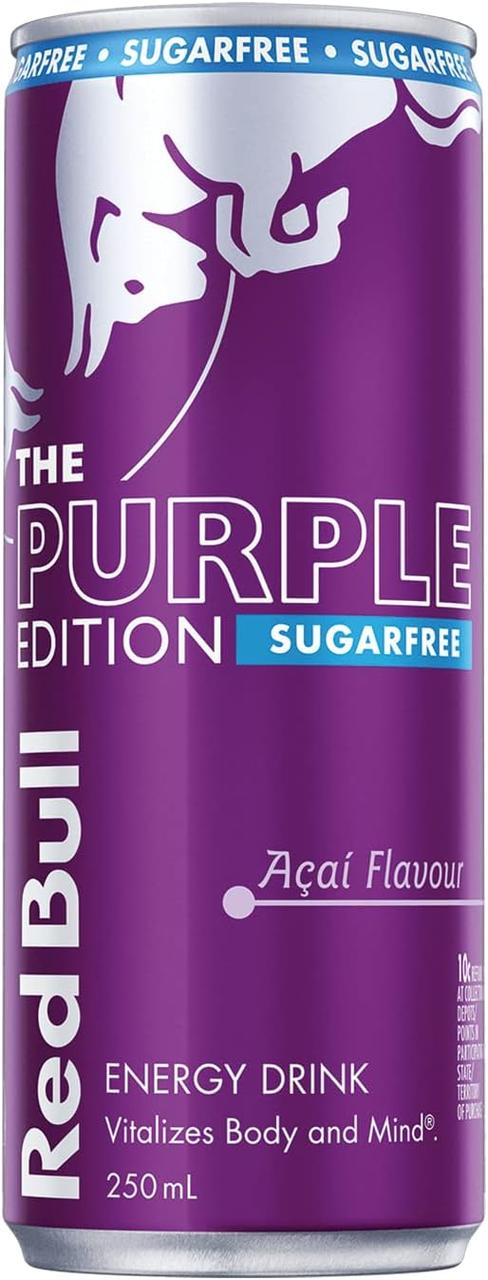 Енергетик Red Bull Energy The Purple Edition Acai Sugar Free 250мл