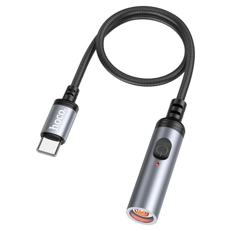 Прикурювач HOCO UA30 Type-C портативний mini cigarette lighter Black