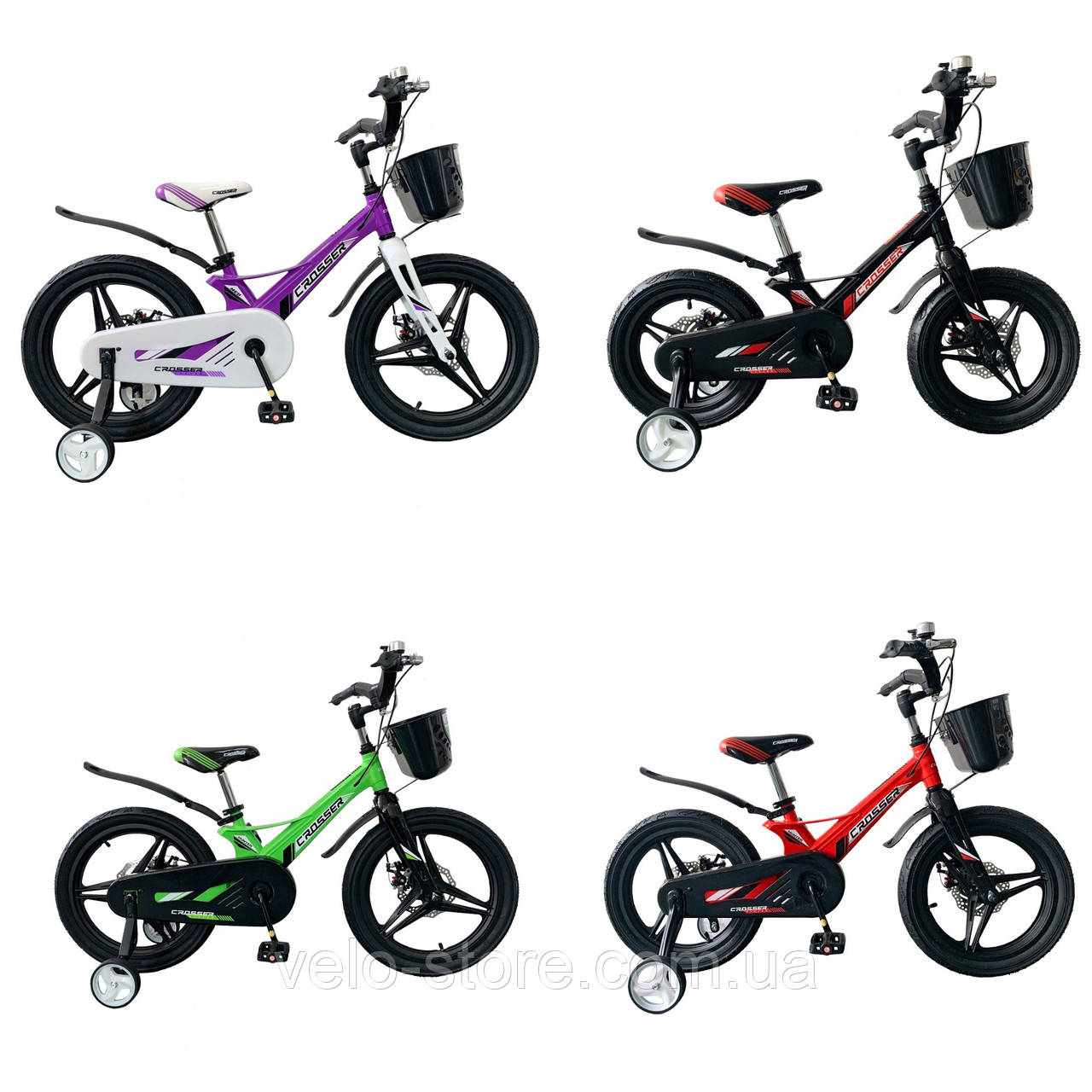 Детский велосипед Crosser Hunter Premium магнієвий 16 дюймів