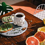 Чашка у формі обличчя, давня греція, керамічна Olens 400 мл, фото 3