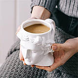 Чашка у формі обличчя, давня греція, керамічна Olens 400 мл, фото 4