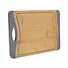 Дошка обробна Kamille KM-10071 із силіконовими вставками 39х28х1,3 см, фото 3