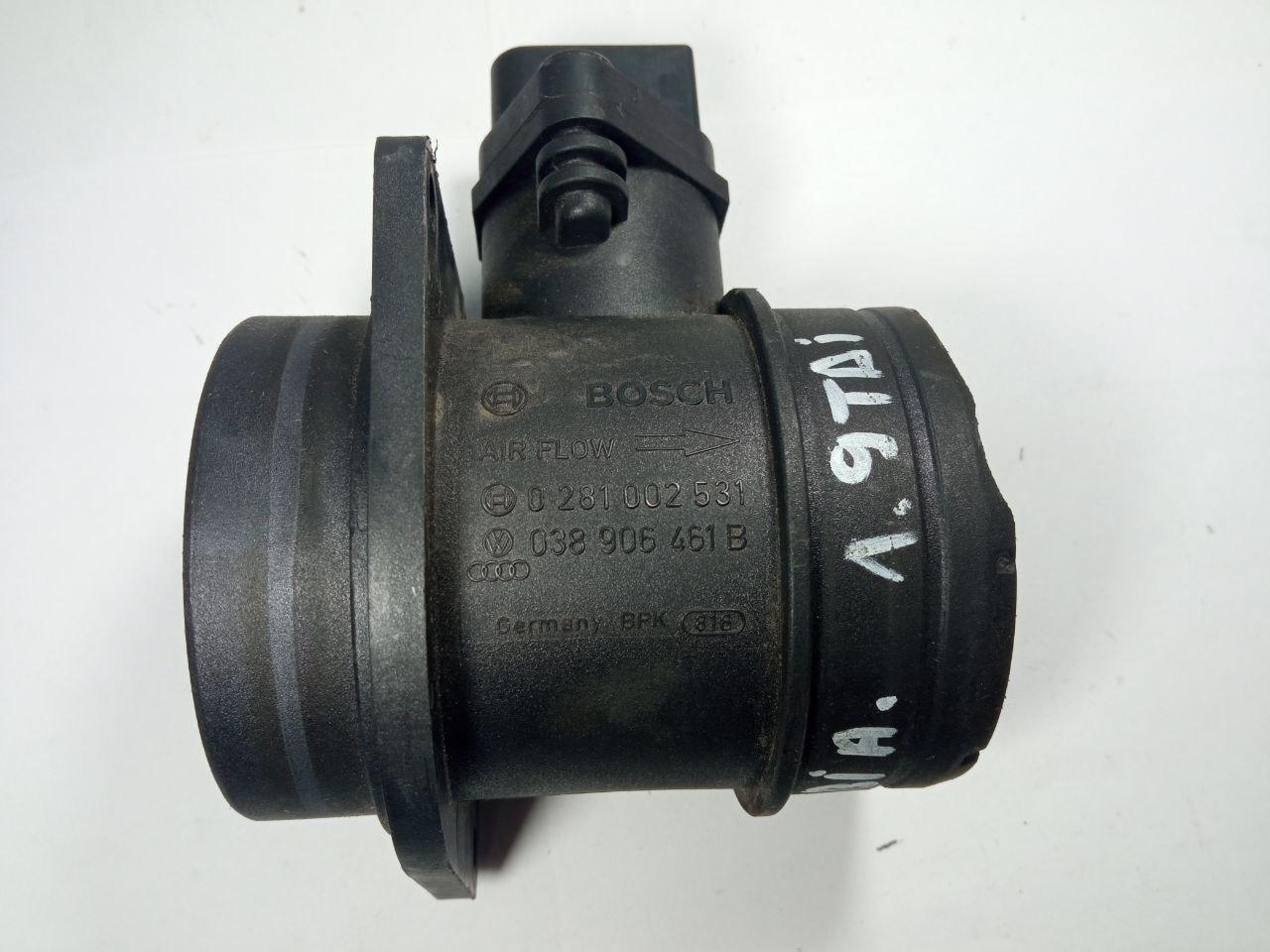 Витратомір повітря Bosch 0 281 002 531 / Volkswagen 038 906 461B Fabia 1.9 TDI
