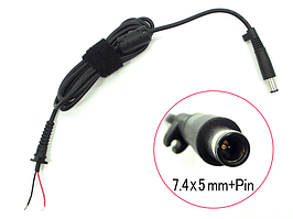 Зарядний кабель для ноутбука HP 7.4*5.0   F-212
