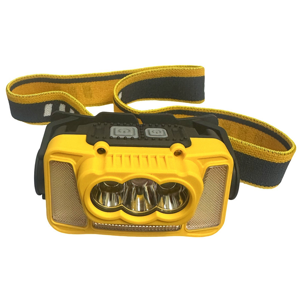 Ліхтарик налобний акумуляторний Rablex RB965 1*18650 (2000mah),3*Т6( (white+yellow+red), 660LM, sensor, type-с