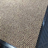 Килимок 75 х 45 см вологопоглинаючий з ворсом бежевий, фото 8