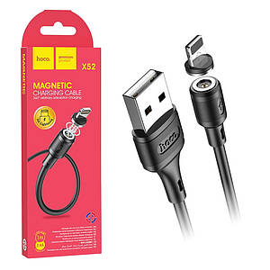 Магнітний Lightning кабель Hoco X52 Sereno Magnetic (2.4A) 1м