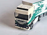 Herpa масштабная модель грузового автомобиля DAF  Fischer Transporte, масштаба 1/87, H0, фото 2