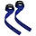 Лямки для тяги RDX S4 Gym Cotton Gel Straps Blue Plus, фото 3