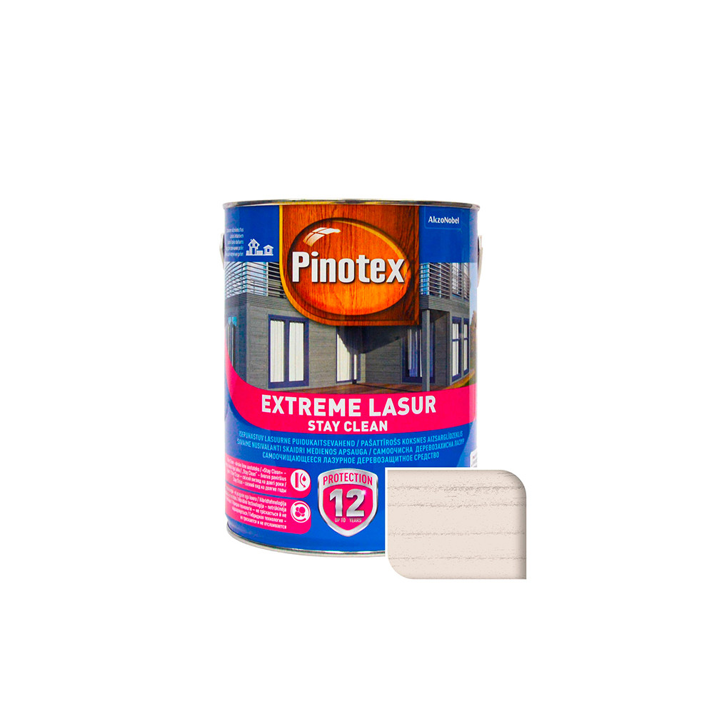 Деревозахисний засіб Pinotex Extreme Lasur сніг 3л