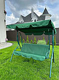 Садові гойдалки, Гойдалки для дітей і дорослих на майданчик, Зручні садові гойдалки для дачі, Вуличні гойдалки, фото 7