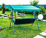 Садова гойдалка Сад, Зручні садові гойдалки для дачі навантаження 210 кг, Садові гойдалки для дорослих, фото 3